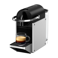 Nespresso 雀巢胶囊咖啡机 Pixie 意式全自动 瑞士进口 小型 家用 办公室 咖啡机胶囊机 C61 金属红
