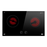 Miji 米技 电陶炉电磁炉德国米技炉嵌入式双灶双圈烹饪Gala II3500W 3500W