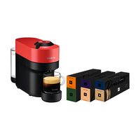 NESPRESSO/浓遇咖啡 一键式全自动 胶囊咖啡机  当燃红