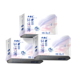 ABC 轻透薄 卫生巾  9片