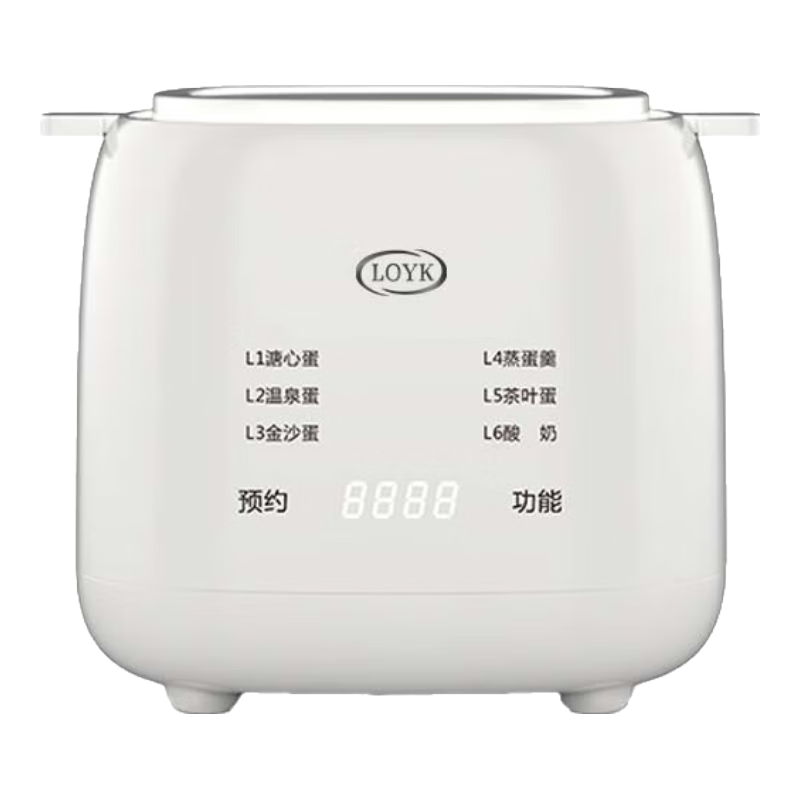  LOYK 自动断电 煮蛋器  米白色