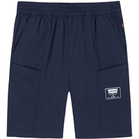 Levi's李维斯童装24夏儿童梭织短裤男童休闲裤 深靛蓝 110/50(4)