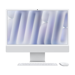 Apple iMac M4版 2024款 24英寸 一体机 银色（M4 10 10核、核芯显卡