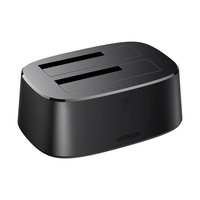 UGREEN 绿联 3.5英寸 双盘位 SATA硬盘盒 Type-C 3.0 Type-B CM198 Type-C3.0版