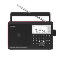 熊猫（panda）T-39 数显式收音机全波段老年人台式插卡U盘播放器充电半导体 黑色