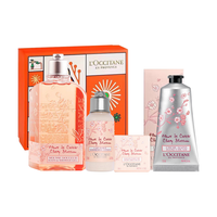 L'OCCITANE 欧舒丹 甜蜜樱花系列身体护理套装 (沐浴露250ml+身体乳75ml+洁肤皂50g+护手霜75ml)
