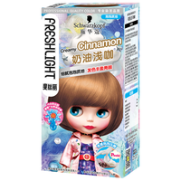 Schwarzkopf 施华蔻 斐丝丽泡泡染发乳 #奶油浅咖 1盒