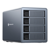 Yottamaster 尤达大师 Y-Focus系列 3.5英寸 四盘位 SATA硬盘盒 USB 3.0 Type-B FS4RU3-GY