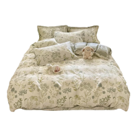 无印良品全棉被套150x200cm纯棉单人单件被罩200x230cm宿舍床上四件套4 清风絮语【全棉亲肤可裸睡】 1