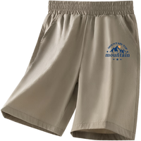 回力童装男童裤子2024儿童速干短裤时尚夏季中大童速干五分裤轻薄 【速干短裤1条】卡其/H白色小标K 140cm