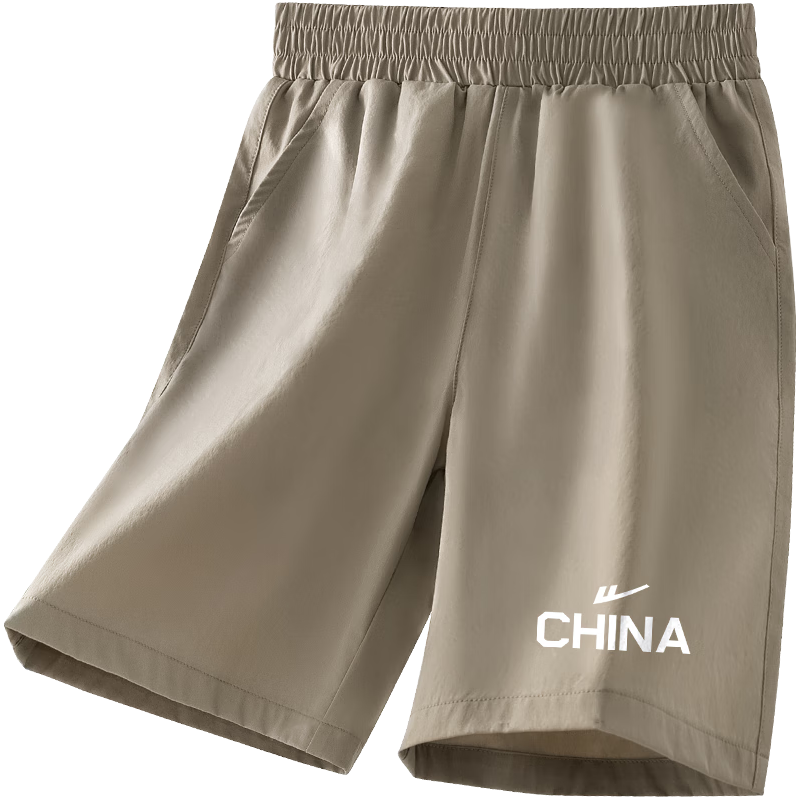 卡其/H方格笑脸K