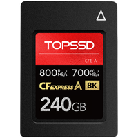 天硕（TOPSSD）CFE-A 储存卡 CFA卡高速读写CFexpressA卡 8K视频索尼相机卡内存卡存储卡 升级款800MB/s 480G【送卡盒】 标配