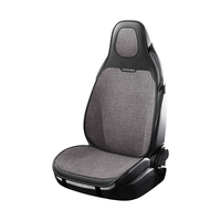 嘉柏兰汽车坐垫亚麻半包围坐垫四季通用坐垫通风透气舒适座椅套座套车垫 典雅灰-舒适透气【五座全车】