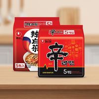 88VIP：农心 韩国韩式辣白菜辛拉面多连包泡面速食夜宵泡菜方便面拉面速食