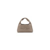 MARC JACOBS 马克·雅克布 女士牛皮革手提包 2F3HSH020H01 大象灰 迷你