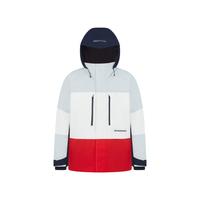 户外滑雪鹅绒外套男女同款时尚撞色羽绒服