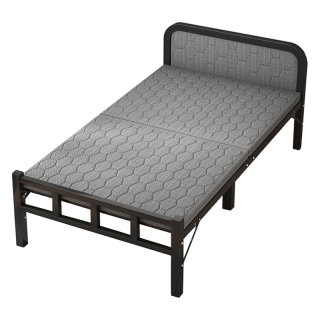 全品屋 免安装)折叠床单人床午休床午睡床行军床医院家用陪护硬板床铁床