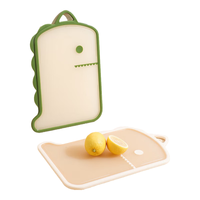 bayco 拜格 菜板家用双面砧板加厚案板厨房两用砍骨切菜揉面板米绿色 BX1911