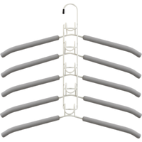 凤全多层防滑衣架无痕省空间多功能家用衣挂衣柜收纳神器衣撑衣服架 防滑发泡管