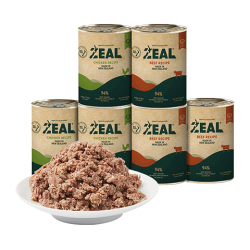 zeal 进口主食狗罐390g*6罐