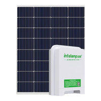 颖朗太阳能发电照明系统家用光伏蓄电池家庭别墅庭院户外供电方案设计 太阳能照明系统-加强版