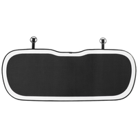 范爷家汽车坐垫四季通用卡通座椅车垫后排单片屁垫通风透气久坐防脏座垫 黑白拼色坐垫-后排(单片)