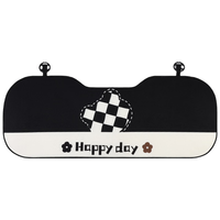 范爷家汽车坐垫座套冰丝凉垫车垫座椅垫通风四季通用夏季薄款座垫座椅套 坐垫-菱格小熊后排【三人位】