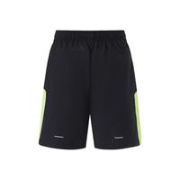 李宁 LI-NING童装运动裤男女童2024春夏速干凉爽宽松休闲运动短裤子 黑色-1 175