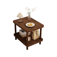 奥林欧风边几边桌床头边柜小边几置物架沙发边几小桌子简易茶水桌双层置物
