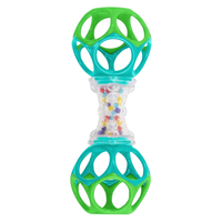 Bright starts【kids2店】奥波球Oball婴幼儿玩具曼哈顿宝宝手抓球软球 奥波哑铃