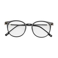 潮库 防蓝光 近视镜 1.61防蓝光变色灰镜片 配1.61防蓝光变色灰镜片0-800度 83079-亮黑色