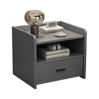 旻昱轻奢床头柜简约现代卧室床边小型床头置物架出租屋用收纳储物柜子