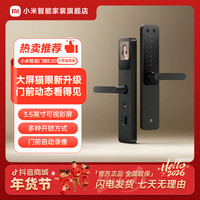 小米 E30 智能门锁 大屏猫眼版 指纹锁密码锁 可视彩屏