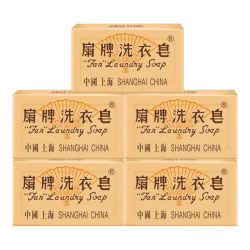 扇牌 洗衣皂 150g 5块