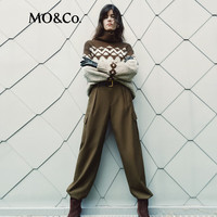 MO&Co.毛衣2025冬意大利精工绵羊毛厚实费尔岛花纹宽松MBE4SWT079 费尔岛图案色 S /160