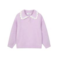 水孩儿 童装女童秋冬季儿童毛衣套头线衣