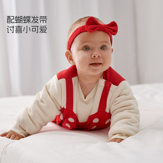 aqpa婴儿秋冬棉服连体衣哈衣夹棉保暖【连体棉服集合】 红樱兔园
