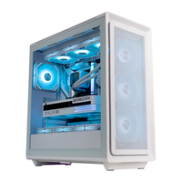  aigo/爱国者 五面网孔散热 台式机电脑主机箱  白色