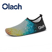 移动端：格继 沙滩袜鞋男女儿童水上乐园涉水溯溪游泳鞋软鞋防滑防割赤足贴肤鞋