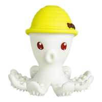 妈贝乐mombella章鱼牙胶咬咬乐婴儿磨牙胶玩具亲子互动玩具可发声可水煮