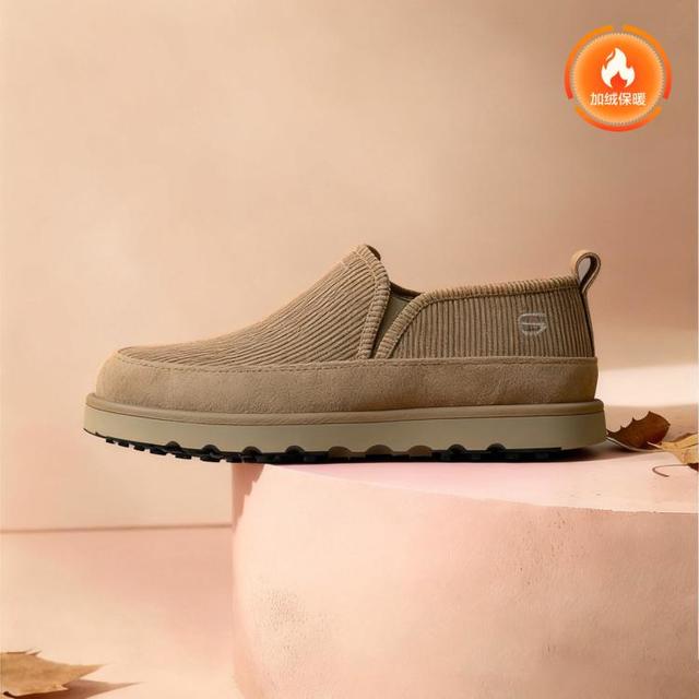 斯凯奇 男士运动休闲鞋 2024年秋冬季加绒保暖