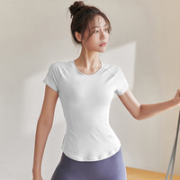 瑜伽少女瑜伽T恤女短袖美背速干健身跑步训练修身显瘦上衣