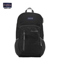 JANSPORT 大容量双肩背包 商务黑-电脑隔层+水杯侧袋