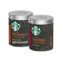 STARBUCKS 星巴克 黑咖啡0蔗糖低脂精品速溶咖啡特选研磨中度