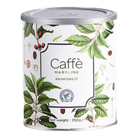 CAFFE MARYLING 阿拉比卡咖啡豆 意大利雨林认证 罐装250g