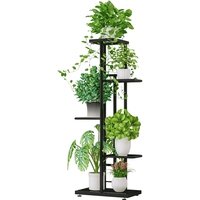 索尔诺 花架花盆架子落地室内家用阳台装饰架铁艺客厅卧室简约绿萝架简约吊兰爬藤架子