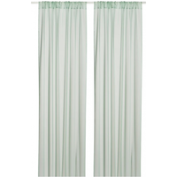 宜家（IKEA）TERESIA特雷西亚窗帘2幅卧室窗帘可机洗 浅绿