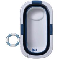 贝玛多吉 婴儿洗澡盆宝宝浴盆儿童洗澡桶折叠浴桶大号浴缸泡澡桶可游泳家用