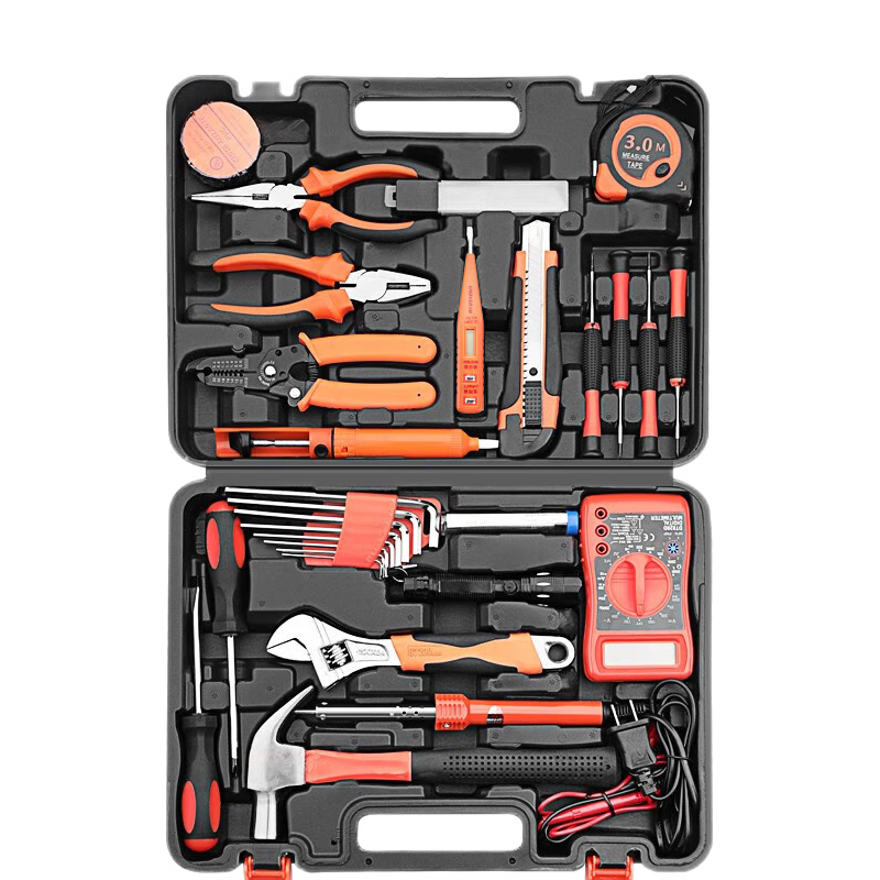 绿林（GREENER）家用工具箱套装五金工具多功能电工木工电讯维修（电工版）套装