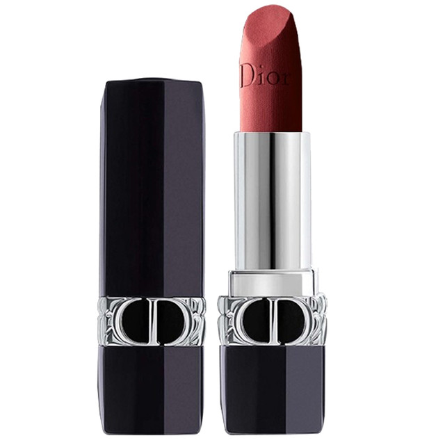 Dior 口红烈艳蓝金魅惑 粉漾闪亮女士不掉色唇膏3.5g 烈/焰蓝金#720丝绒